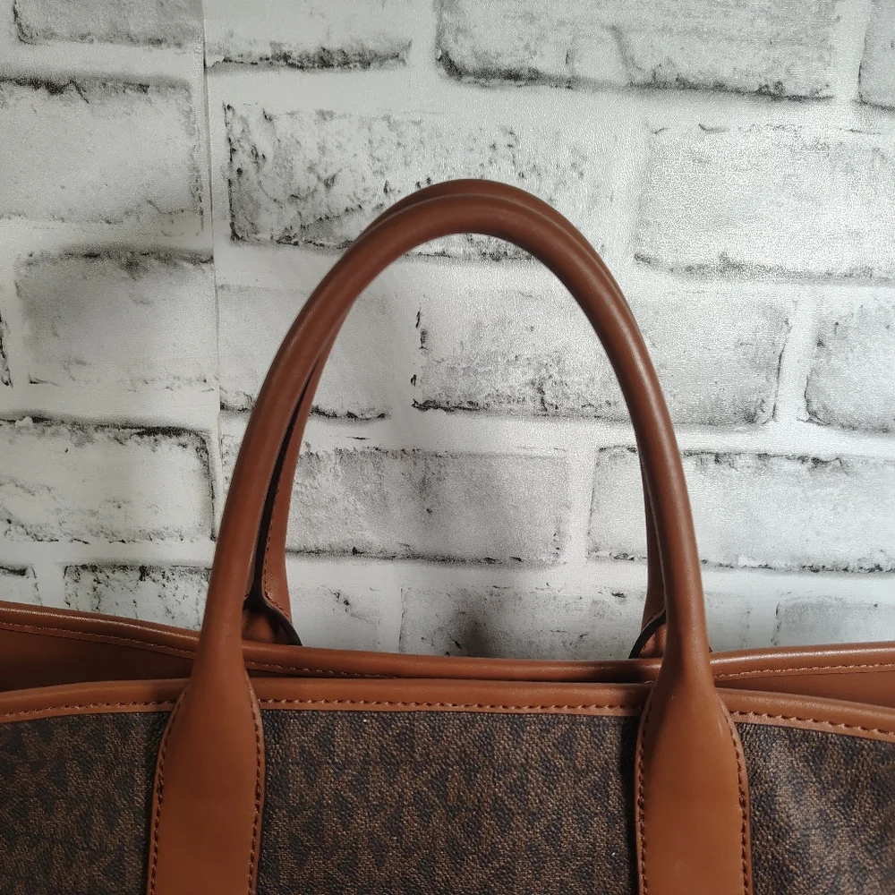 Michael Kors Luisa Medium Satchel Bag Brown 30R4G99S2V Women's